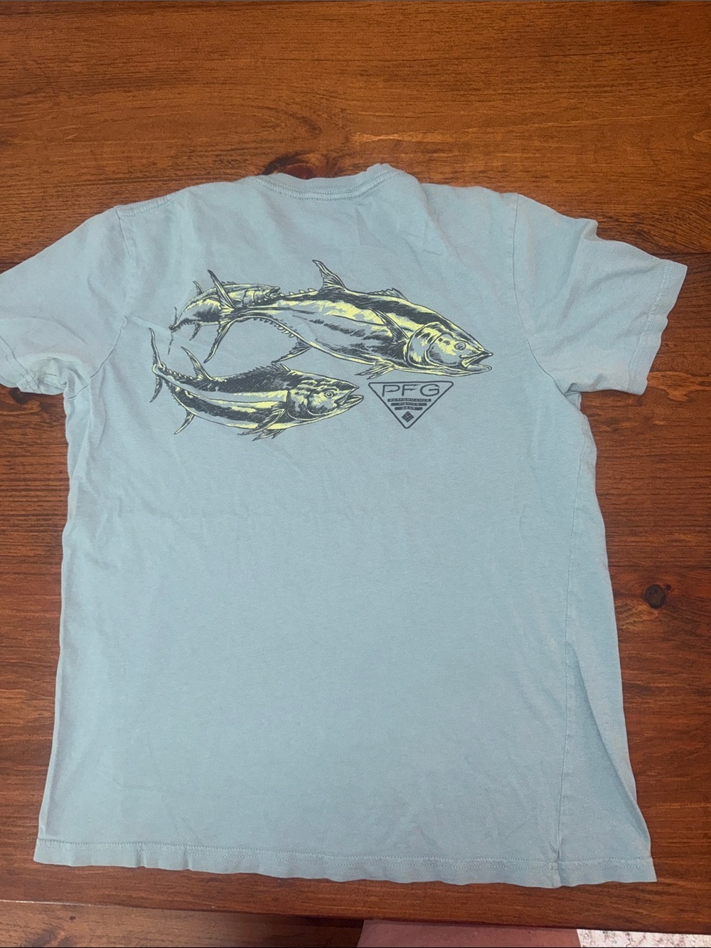 Columbia Men’s Short Sleeve Crew Tee in Pale Blue